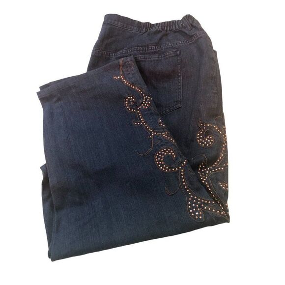 ADDED DIMENSIONS SEQUNIED JEAN WOMEN PLUS  SIZE 24W NWT - Picture 4 of 6